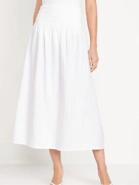 NWT 100% Cotton Old Navy long skirt lined size large